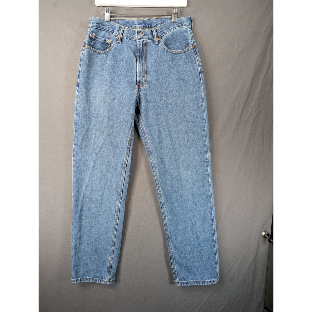 Levi's 550 Relaxed Fit Tapered Leg Jeans Blue Denim Mens‎ 33x34
